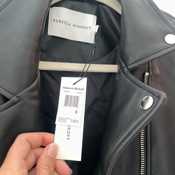 Rebecca Minkoff Leather Jacket - Never Worn Size Small - Picture 2 of 2
